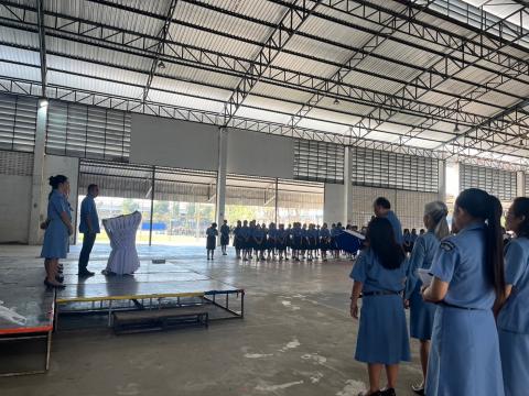 กิจกรรมเข้าค่ายพักแรมของผู้บำเพ็ญประโยชน์โรงเรียนบัวขาว 2567