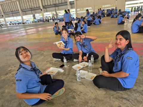 กิจกรรมเข้าค่ายพักแรมของผู้บำเพ็ญประโยชน์โรงเรียนบัวขาว 2567