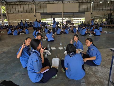 กิจกรรมเข้าค่ายพักแรมของผู้บำเพ็ญประโยชน์โรงเรียนบัวขาว 2567