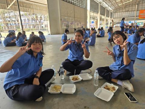 กิจกรรมเข้าค่ายพักแรมของผู้บำเพ็ญประโยชน์โรงเรียนบัวขาว 2567