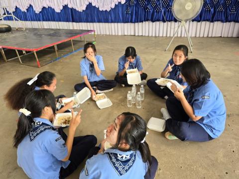 กิจกรรมเข้าค่ายพักแรมของผู้บำเพ็ญประโยชน์โรงเรียนบัวขาว 2567