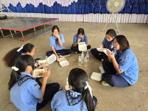 กิจกรรมเข้าค่ายพักแรมของผู้บำเพ็ญประโยชน์โรงเรียนบัวขาว 2567