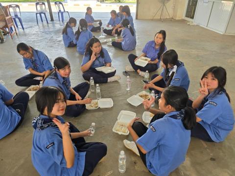 กิจกรรมเข้าค่ายพักแรมของผู้บำเพ็ญประโยชน์โรงเรียนบัวขาว 2567