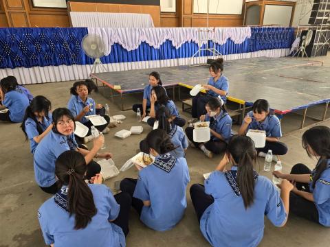 กิจกรรมเข้าค่ายพักแรมของผู้บำเพ็ญประโยชน์โรงเรียนบัวขาว 2567