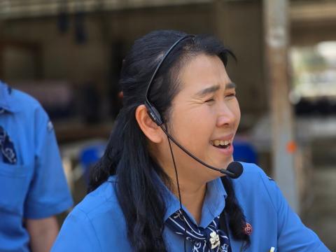 กิจกรรมเข้าค่ายพักแรมของผู้บำเพ็ญประโยชน์โรงเรียนบัวขาว 2567
