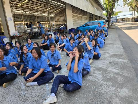 กิจกรรมเข้าค่ายพักแรมของผู้บำเพ็ญประโยชน์โรงเรียนบัวขาว 2567