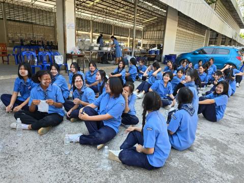 กิจกรรมเข้าค่ายพักแรมของผู้บำเพ็ญประโยชน์โรงเรียนบัวขาว 2567