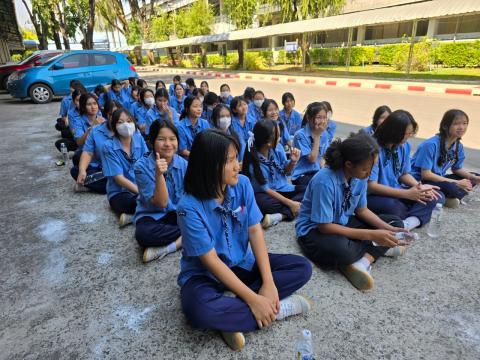 กิจกรรมเข้าค่ายพักแรมของผู้บำเพ็ญประโยชน์โรงเรียนบัวขาว 2567