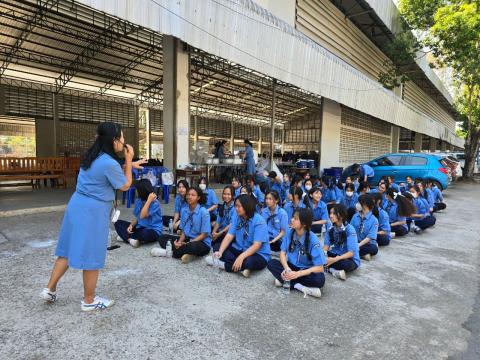 กิจกรรมเข้าค่ายพักแรมของผู้บำเพ็ญประโยชน์โรงเรียนบัวขาว 2567