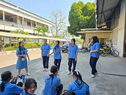 กิจกรรมเข้าค่ายพักแรมของผู้บำเพ็ญประโยชน์โรงเรียนบัวขาว 2567