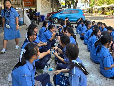 กิจกรรมเข้าค่ายพักแรมของผู้บำเพ็ญประโยชน์โรงเรียนบัวขาว 2567