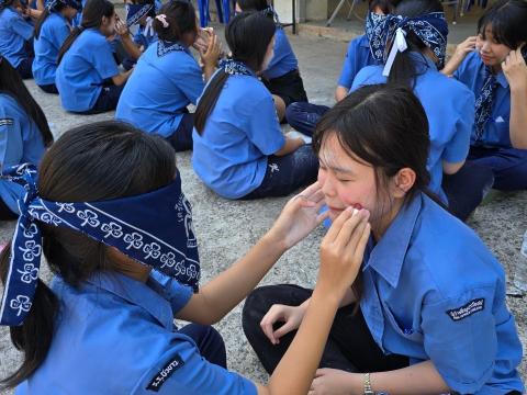 กิจกรรมเข้าค่ายพักแรมของผู้บำเพ็ญประโยชน์โรงเรียนบัวขาว 2567