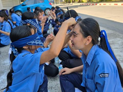กิจกรรมเข้าค่ายพักแรมของผู้บำเพ็ญประโยชน์โรงเรียนบัวขาว 2567