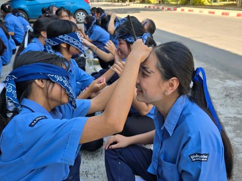 กิจกรรมเข้าค่ายพักแรมของผู้บำเพ็ญประโยชน์โรงเรียนบัวขาว 2567