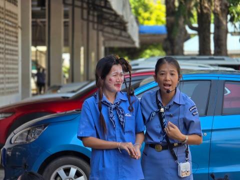 กิจกรรมเข้าค่ายพักแรมของผู้บำเพ็ญประโยชน์โรงเรียนบัวขาว 2567
