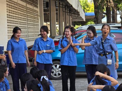 กิจกรรมเข้าค่ายพักแรมของผู้บำเพ็ญประโยชน์โรงเรียนบัวขาว 2567