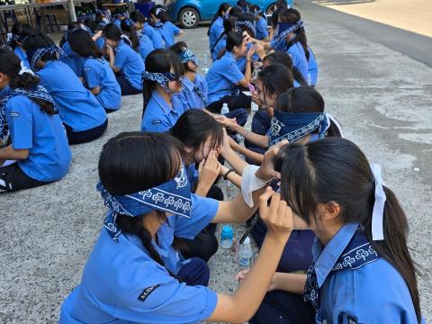 กิจกรรมเข้าค่ายพักแรมของผู้บำเพ็ญประโยชน์โรงเรียนบัวขาว 2567