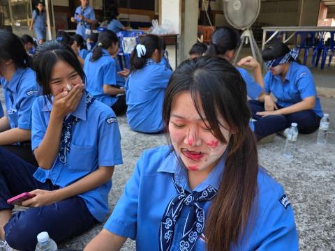กิจกรรมเข้าค่ายพักแรมของผู้บำเพ็ญประโยชน์โรงเรียนบัวขาว 2567