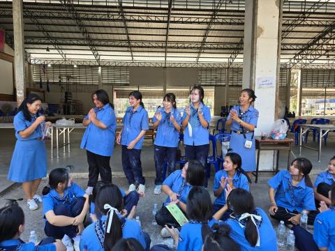 กิจกรรมเข้าค่ายพักแรมของผู้บำเพ็ญประโยชน์โรงเรียนบัวขาว 2567