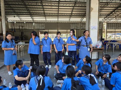 กิจกรรมเข้าค่ายพักแรมของผู้บำเพ็ญประโยชน์โรงเรียนบัวขาว 2567