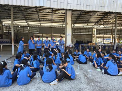 กิจกรรมเข้าค่ายพักแรมของผู้บำเพ็ญประโยชน์โรงเรียนบัวขาว 2567