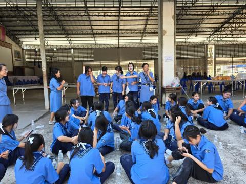 กิจกรรมเข้าค่ายพักแรมของผู้บำเพ็ญประโยชน์โรงเรียนบัวขาว 2567