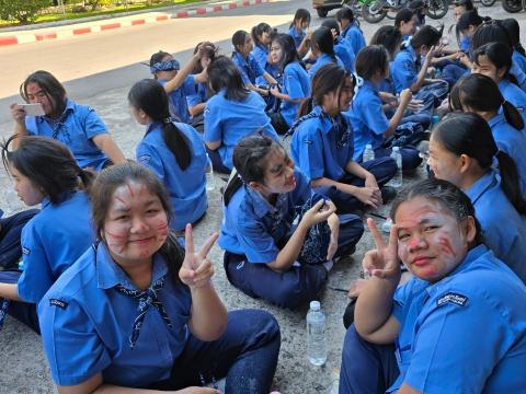 กิจกรรมเข้าค่ายพักแรมของผู้บำเพ็ญประโยชน์โรงเรียนบัวขาว 2567