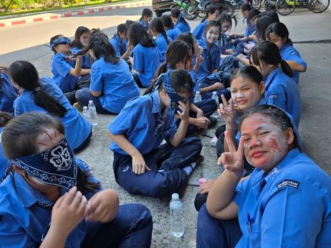กิจกรรมเข้าค่ายพักแรมของผู้บำเพ็ญประโยชน์โรงเรียนบัวขาว 2567