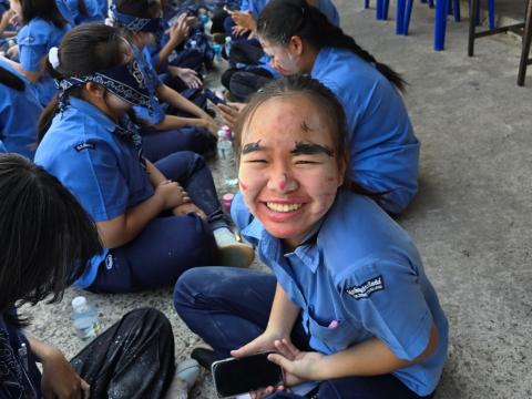 กิจกรรมเข้าค่ายพักแรมของผู้บำเพ็ญประโยชน์โรงเรียนบัวขาว 2567