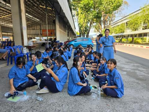 กิจกรรมเข้าค่ายพักแรมของผู้บำเพ็ญประโยชน์โรงเรียนบัวขาว 2567