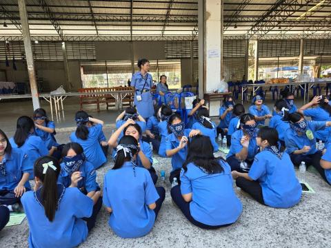กิจกรรมเข้าค่ายพักแรมของผู้บำเพ็ญประโยชน์โรงเรียนบัวขาว 2567