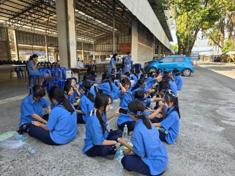 กิจกรรมเข้าค่ายพักแรมของผู้บำเพ็ญประโยชน์โรงเรียนบัวขาว 2567