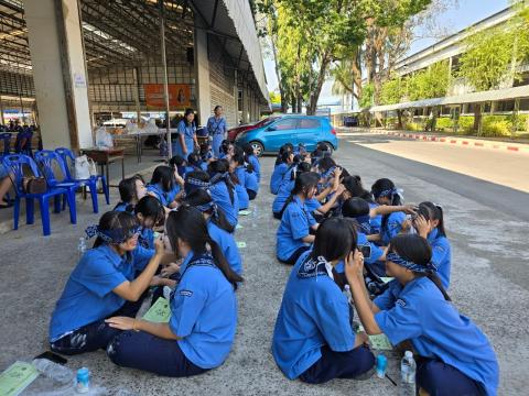 กิจกรรมเข้าค่ายพักแรมของผู้บำเพ็ญประโยชน์โรงเรียนบัวขาว 2567