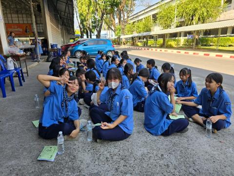 กิจกรรมเข้าค่ายพักแรมของผู้บำเพ็ญประโยชน์โรงเรียนบัวขาว 2567