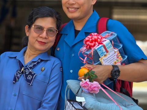 กิจกรรมเข้าค่ายพักแรมของผู้บำเพ็ญประโยชน์โรงเรียนบัวขาว 2567