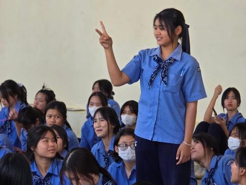 กิจกรรมเข้าค่ายพักแรมของผู้บำเพ็ญประโยชน์โรงเรียนบัวขาว 2567