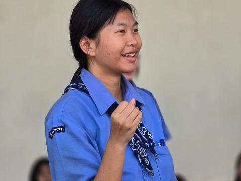 กิจกรรมเข้าค่ายพักแรมของผู้บำเพ็ญประโยชน์โรงเรียนบัวขาว 2567