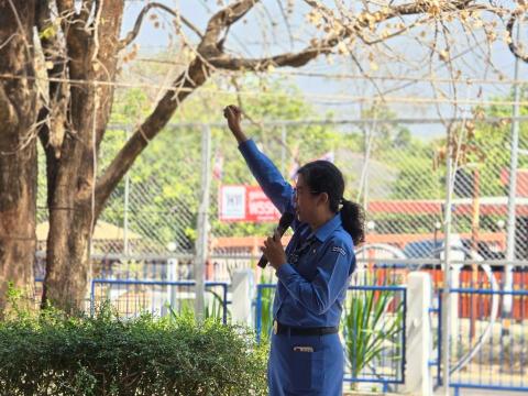 กิจกรรมเข้าค่ายพักแรมของผู้บำเพ็ญประโยชน์โรงเรียนบัวขาว 2567