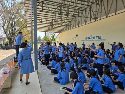 กิจกรรมเข้าค่ายพักแรมของผู้บำเพ็ญประโยชน์โรงเรียนบัวขาว 2567