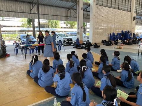 กิจกรรมเข้าค่ายพักแรมของผู้บำเพ็ญประโยชน์โรงเรียนบัวขาว 2567