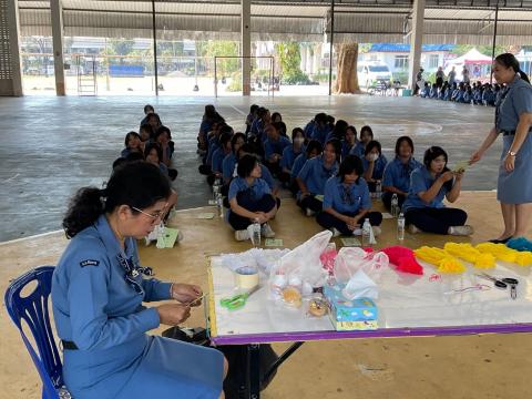 กิจกรรมเข้าค่ายพักแรมของผู้บำเพ็ญประโยชน์โรงเรียนบัวขาว 2567