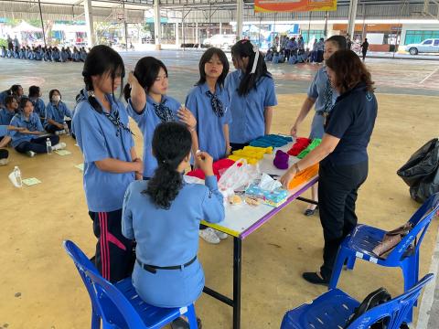 กิจกรรมเข้าค่ายพักแรมของผู้บำเพ็ญประโยชน์โรงเรียนบัวขาว 2567