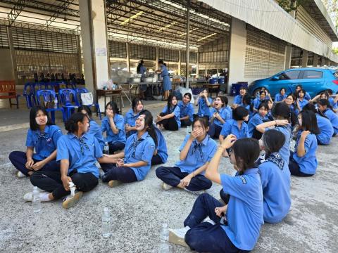 กิจกรรมเข้าค่ายพักแรมของผู้บำเพ็ญประโยชน์โรงเรียนบัวขาว 2567