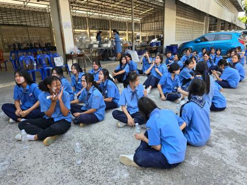 กิจกรรมเข้าค่ายพักแรมของผู้บำเพ็ญประโยชน์โรงเรียนบัวขาว 2567