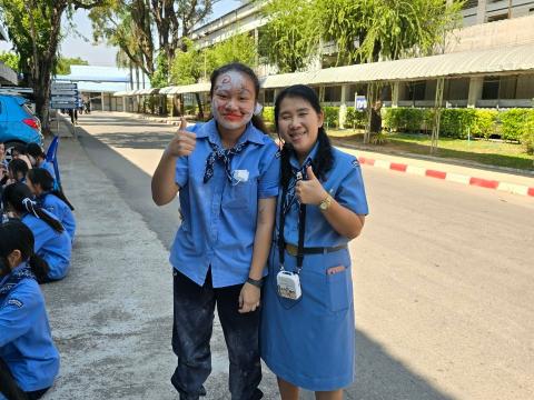 กิจกรรมเข้าค่ายพักแรมของผู้บำเพ็ญประโยชน์โรงเรียนบัวขาว 2567
