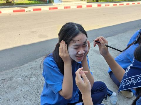 กิจกรรมเข้าค่ายพักแรมของผู้บำเพ็ญประโยชน์โรงเรียนบัวขาว 2567