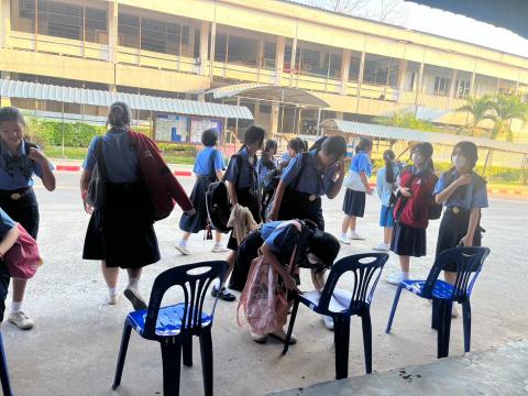 กิจกรรมเข้าค่ายพักแรมของผู้บำเพ็ญประโยชน์โรงเรียนบัวขาว 2567