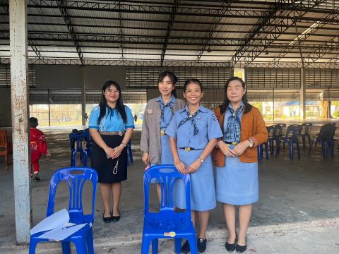 กิจกรรมเข้าค่ายพักแรมของผู้บำเพ็ญประโยชน์โรงเรียนบัวขาว 2567