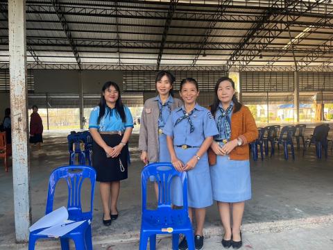 กิจกรรมเข้าค่ายพักแรมของผู้บำเพ็ญประโยชน์โรงเรียนบัวขาว 2567