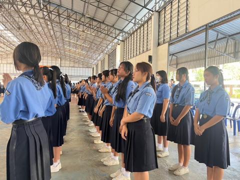 กิจกรรมเข้าค่ายพักแรมของผู้บำเพ็ญประโยชน์โรงเรียนบัวขาว 2567